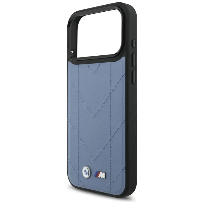 BMW M Quilted Logo MagSafe Case for iPhone 17 Pro Max - Blue - Cell phone cases and covers<<<HurtelXML
