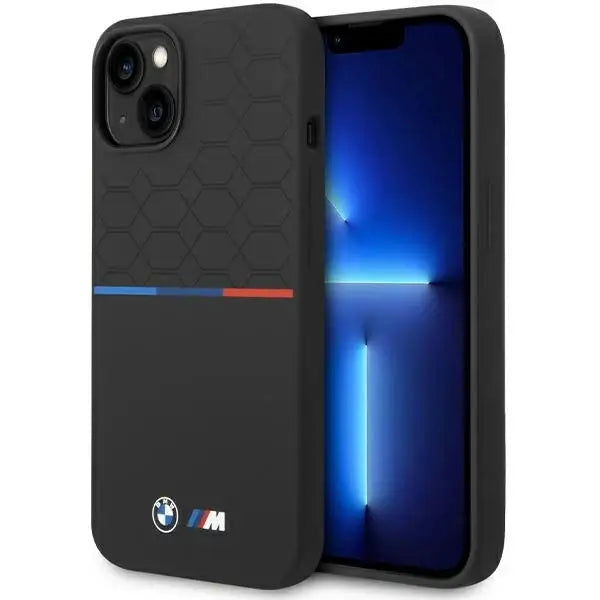BMW M Silicone Pattern MagSafe Case for iPhone 15/14/13 - Black - Cell phone cases and covers<<<HurtelXML