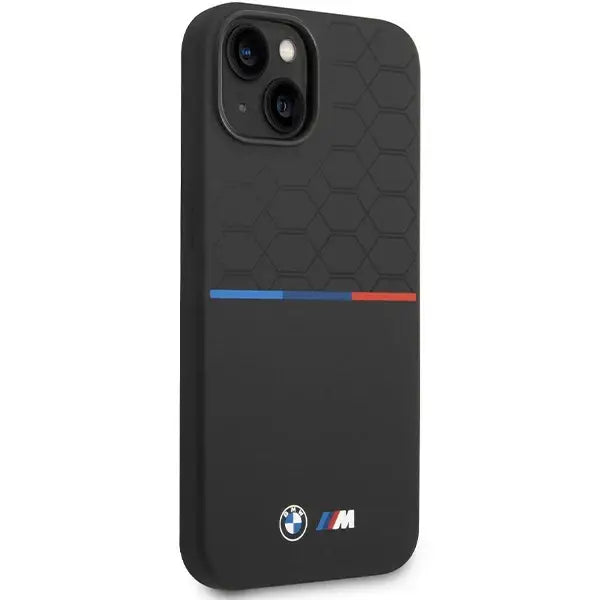BMW M Silicone Pattern MagSafe Case for iPhone 15/14/13 - Black - Cell phone cases and covers<<<HurtelXML