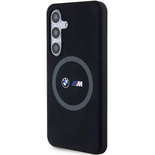 BMW M Silicone Printed Ring MagSafe case for Samsung Galaxy S24 - black - Cell phone cases and covers<<<HurtelXML