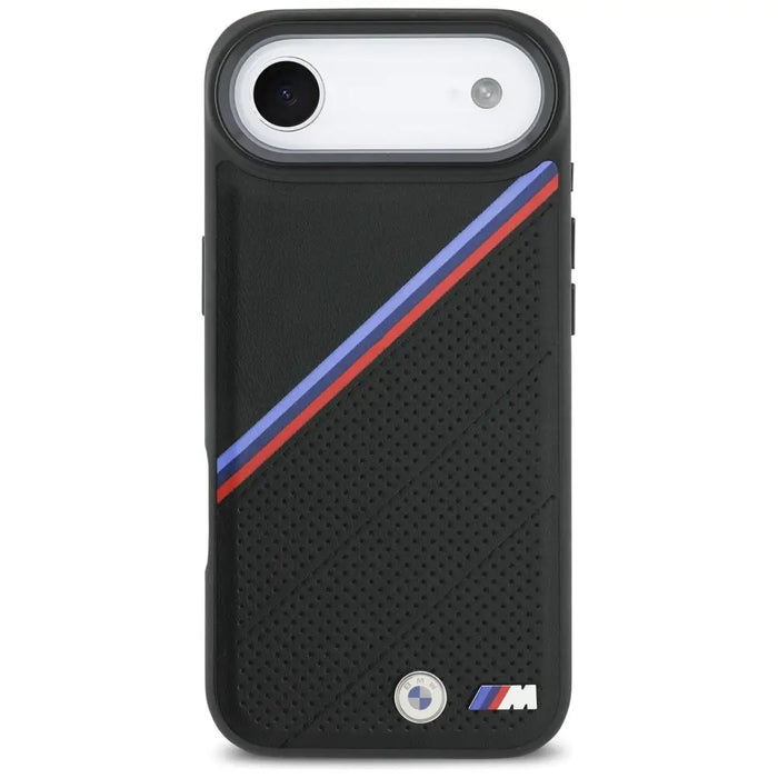 BMW M Tricolor Metal Logo MagSafe Case for iPhone 17 Air - Black - Cell phone cases and covers<<<HurtelXML