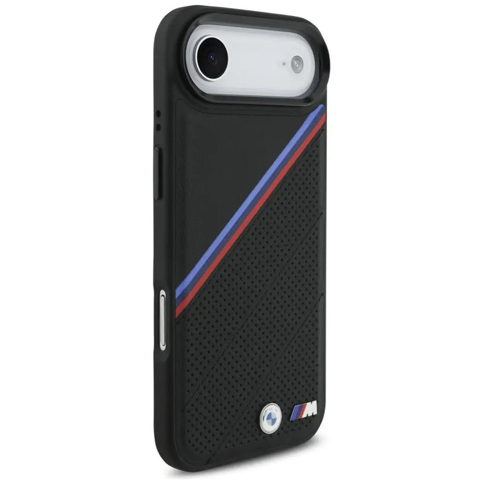 BMW M Tricolor Metal Logo MagSafe Case for iPhone 17 Air - Black - Cell phone cases and covers<<<HurtelXML
