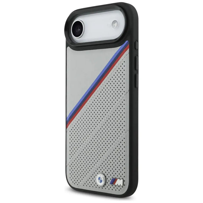 BMW M Tricolor Metal Logo MagSafe Case for iPhone 17 Air - Gray - Cell phone cases and covers<<<HurtelXML