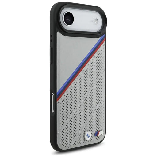 BMW M Tricolor Metal Logo MagSafe Case for iPhone 17 Air - Gray - Cell phone cases and covers<<<HurtelXML