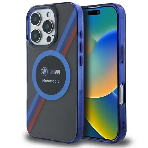 BMW Motosport IML Circle MagSafe Case for iPhone 16 Pro - Black - Cell phone cases and covers<<<HurtelXML