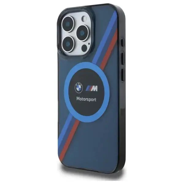 BMW Motosport IML Circle MagSafe Case for iPhone 16 Pro Max - Navy Blue - Cell phone cases and covers<<<HurtelXML