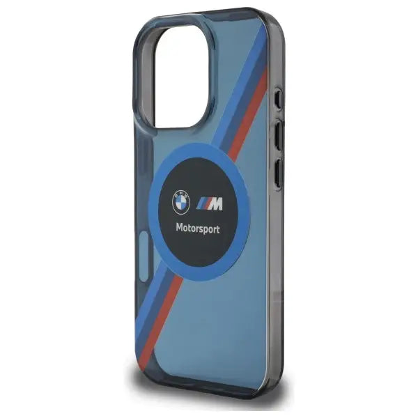 BMW Motosport IML Circle MagSafe case for iPhone 16 Pro - navy blue - Cell phone cases and covers<<<HurtelXML