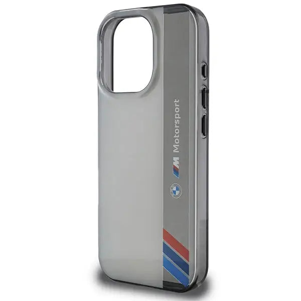 BMW Motosport IML Vertical Stripe iPhone 16 Pro Max Case - Gray - Cell phone cases and covers<<<HurtelXML