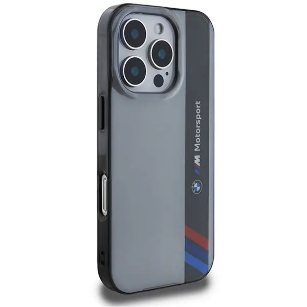 BMW Motosport IML Vertical Stripe iPhone 16 Pro Max Case - Gray - Cell phone cases and covers<<<HurtelXML