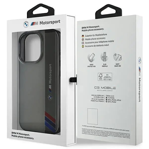 BMW Motosport IML Vertical Stripe iPhone 16 Pro Max Case - Gray - Cell phone cases and covers<<<HurtelXML