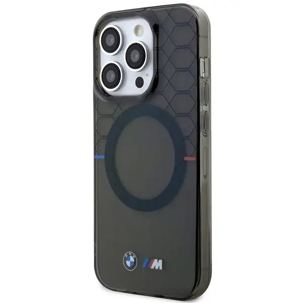BMW Pattern MagSafe case for iPhone 15 Pro Max - gray - Cell phone cases and covers<<<HurtelXML