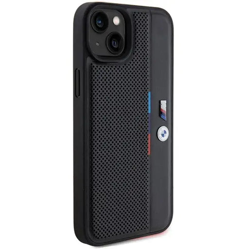 BMW Perforated Tricolor Line case for iPhone 15 / 14 / 13 - black - Cell phone cases and covers<<<HurtelXML
