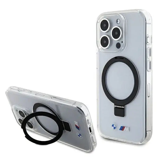 BMW Ring Stand M Collection MagSafe Case for iPhone 15 Pro - Clear - Cell phone cases and covers<<<HurtelXML
