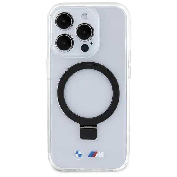 BMW Ring Stand M Collection MagSafe Case for iPhone 15 Pro - Clear - Cell phone cases and covers<<<HurtelXML