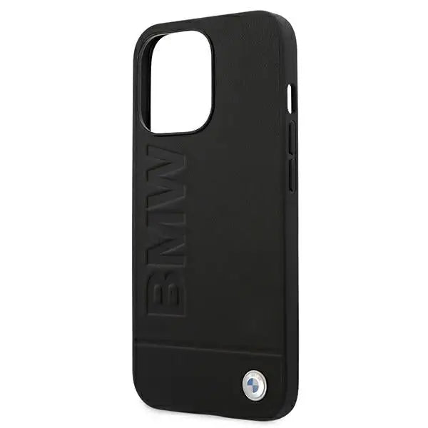 BMW Signature Logo Imprint Case for iPhone 13 Pro Max - Black - Cell phone cases and covers<<<HurtelXML