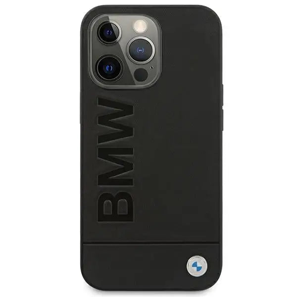 BMW Signature Logo Imprint Case for iPhone 13 Pro Max - Black - Cell phone cases and covers<<<HurtelXML