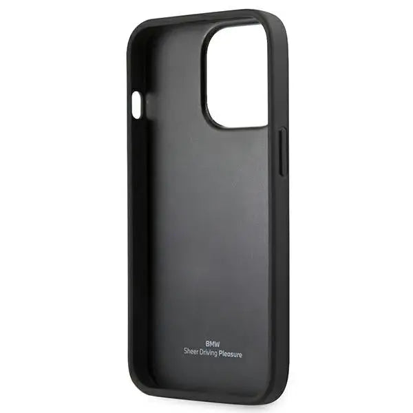 BMW Signature Logo Imprint Case for iPhone 13 Pro Max - Black - Cell phone cases and covers<<<HurtelXML