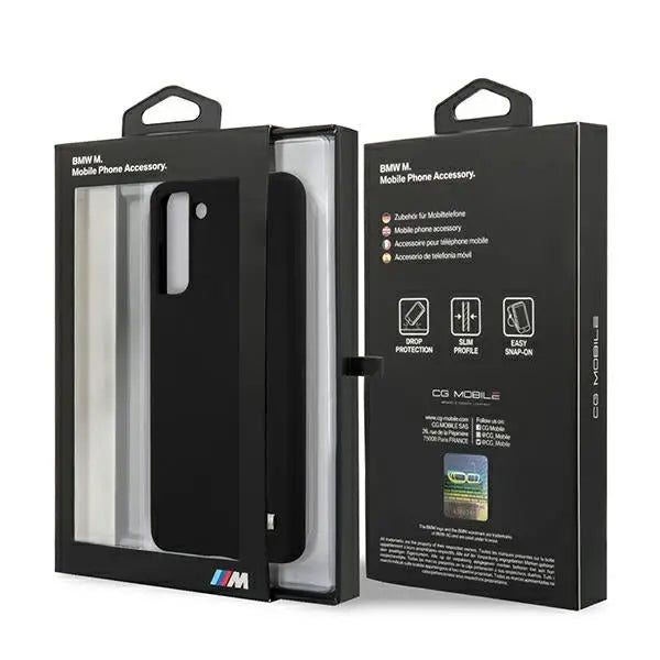 BMW Silicone M Collection Case for Samsung Galaxy S21+ - Black - Cell phone cases and covers<<<HurtelXML