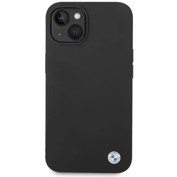 BMW Silicone Metal Logo case for iPhone 15 / 14 / 13 - black - Cell phone cases and covers<<<HurtelXML