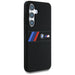 BMW Silicone Middle Tricolor Stripes MagSafe Case for Samsung Galaxy S25 - Black - Cell phone cases