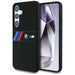 BMW Silicone Middle Tricolor Stripes MagSafe Case for Samsung Galaxy S25 - Black - Cell phone cases