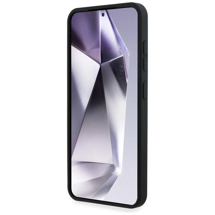 BMW Silicone Middle Tricolor Stripes MagSafe Case for Samsung Galaxy S25 - Black - Cell phone cases