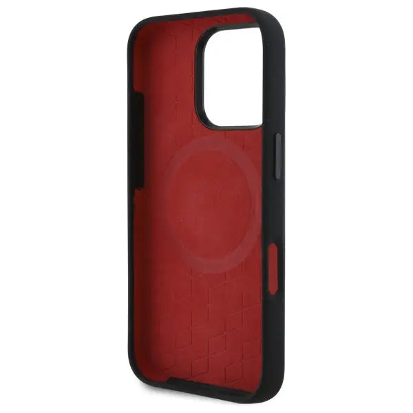 BMW Silicone Random Lines MagSafe iPhone 16 Pro Case - Black - Cell phone cases and covers<<<HurtelXML