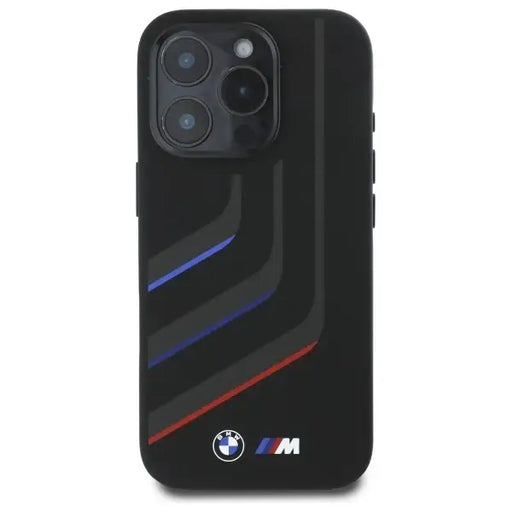 BMW Silicone Turning Lines MagSafe Case for iPhone 16 Pro - Black - Cell phone cases and covers<<<HurtelXML