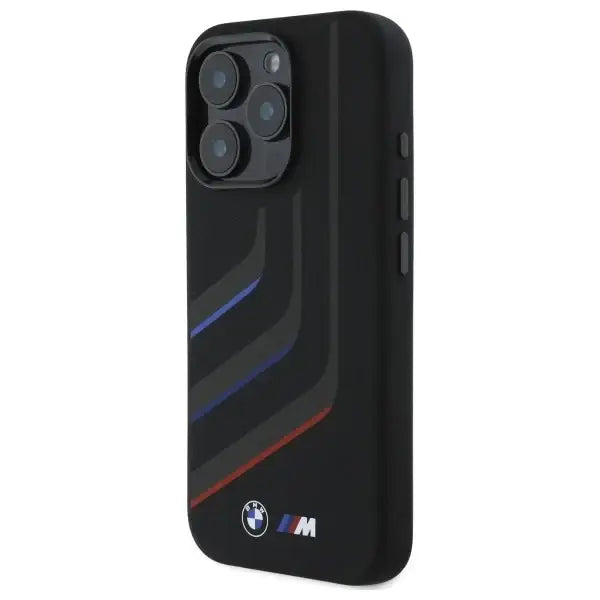 BMW Silicone Turning Lines MagSafe Case for iPhone 16 Pro - Black - Cell phone cases and covers<<<HurtelXML