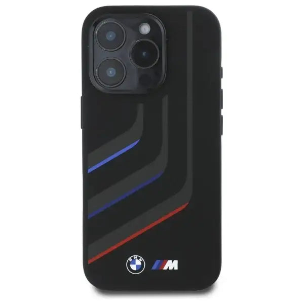 BMW Silicone Turning Lines MagSafe Case for iPhone 16 Pro Max - Black - Cell phone cases and covers<<<HurtelXML