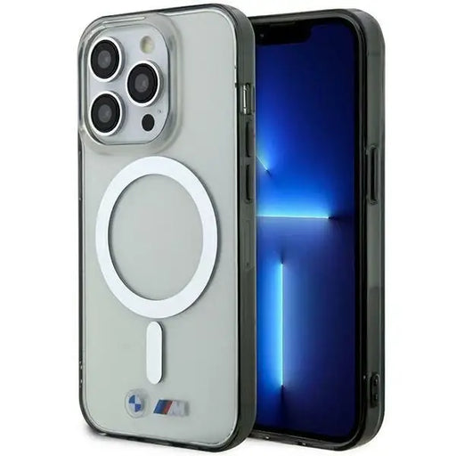 BMW Silver Ring MagSafe case for iPhone 15 Pro Max - transparent - Cell phone cases and covers<<<HurtelXML