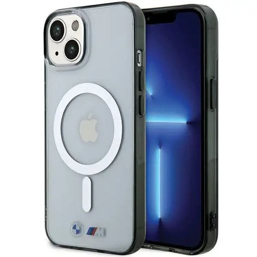 BMW Silver Ring MagSafe iPhone 15 Case - Clear - Cell phone cases and covers<<<HurtelXML