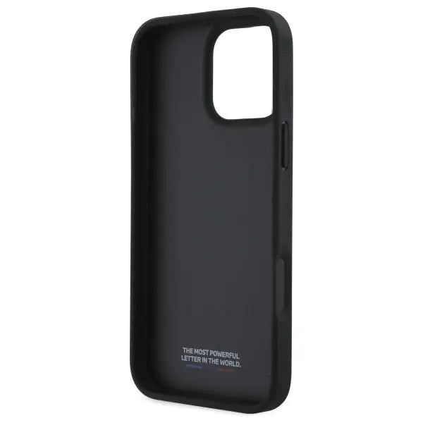 BMW Smooth Rubber Logo iPhone 16 Pro Max Case - Black - Cell phone cases and covers<<<HurtelXML