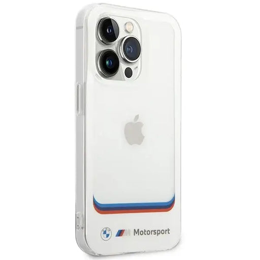BMW Transparent Center Case for iPhone 14 Pro Max 6.7’’ - White - Cell phone cases and covers<<<HurtelXML