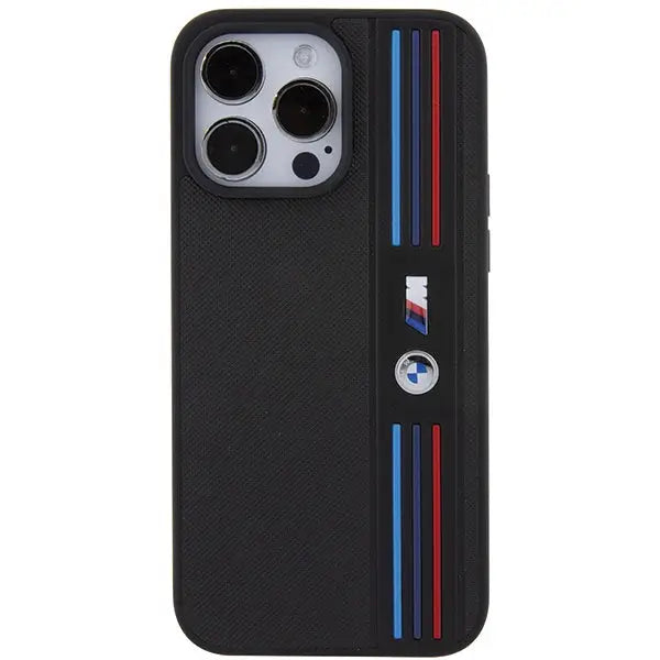 BMW Tricolor M Collection iPhone 15 Pro Case - Black - Cell phone cases and covers<<<HurtelXML