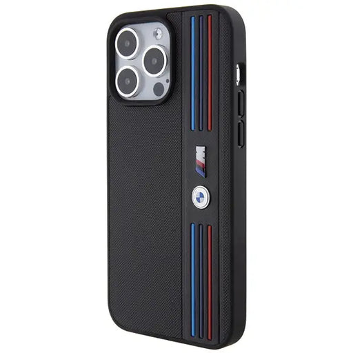 BMW Tricolor M Collection iPhone 15 Pro Case - Black - Cell phone cases and covers<<<HurtelXML