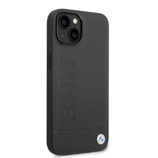 Case BMW BMHMP14SSLLBK iPhone 14 6.1 "black / black hardcase Signature Logo Imprint Magsafe