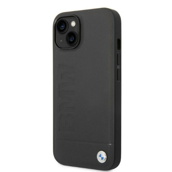 Case BMW BMHMP14SSLLBK iPhone 14 6.1 "black / black hardcase Signature Logo Imprint Magsafe