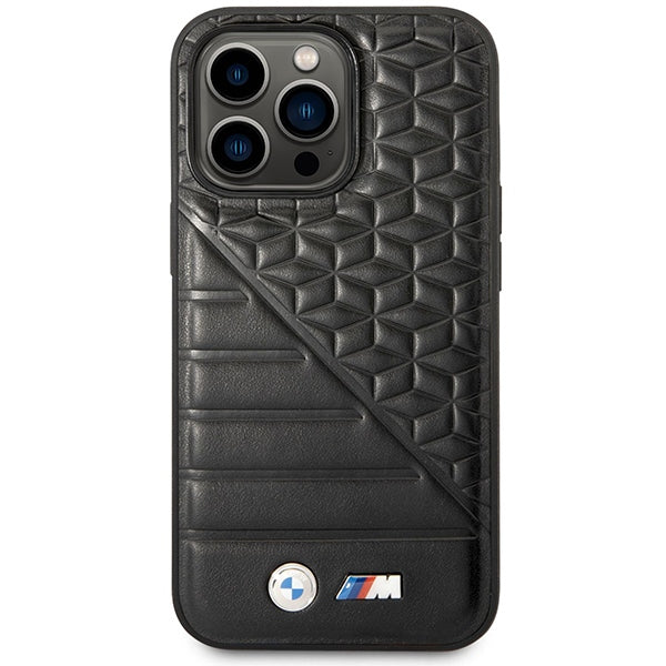 BMW Bi Pattern Case for iPhone 14 Pro 6.1" - Black