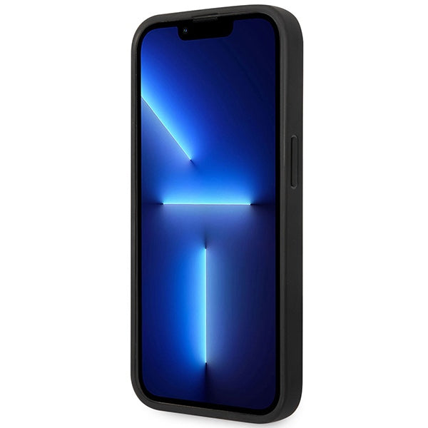 Case BMW BMHMP14L22RPSK iPhone 14 Pro 6.1" black/black Leather Seats Pattern MagSafe