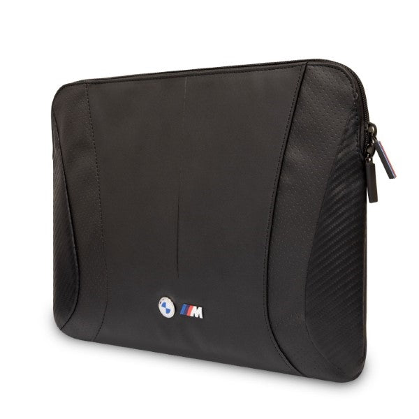 BMW Carbon&amp;Perforated sleeve for a 14" laptop - black