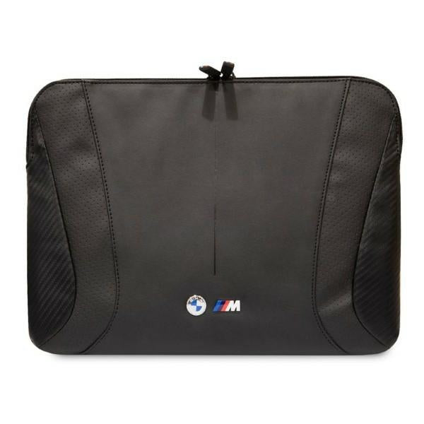 BMW Carbon&amp;Perforated sleeve for a 14" laptop - black