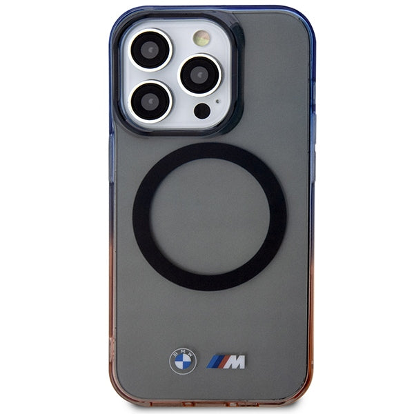 Case BMW BMHMP14LHTGE iPhone 14 Pro 6.1" grey/grey hardcase Gradient Bumper MagSafe