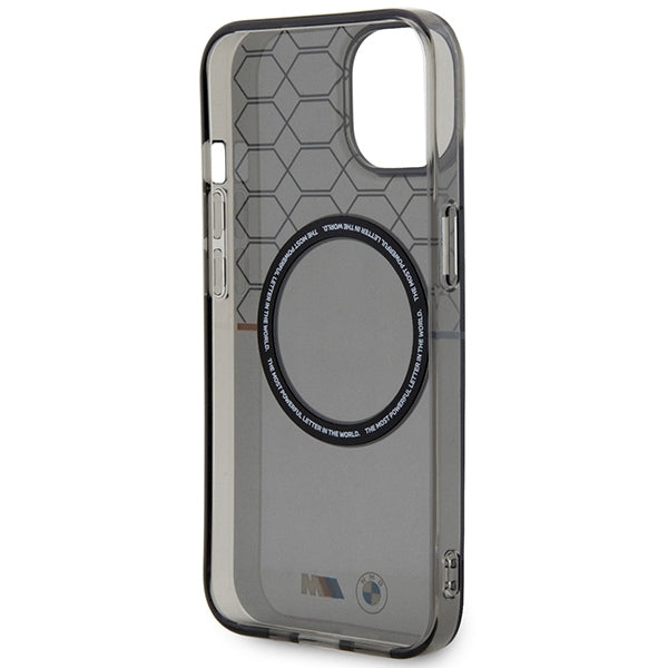 BMW Pattern MagSafe case for iPhone 14 Plus - gray