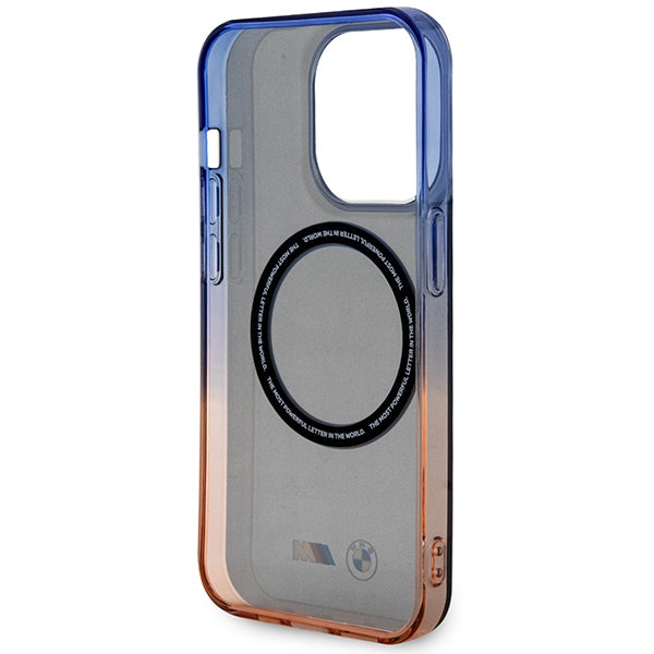 Case BMW BMHMP14XHTGE iPhone 14 Pro Max 6.7" grey/grey hardcase Gradient Bumper MagSafe