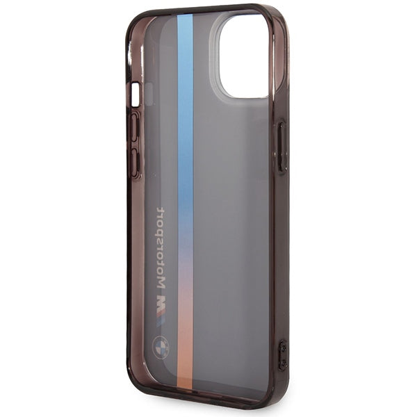 Case BMW BMHCP14S22HVGV iPhone 14 6.1" black/black IML Tricolor Stripe