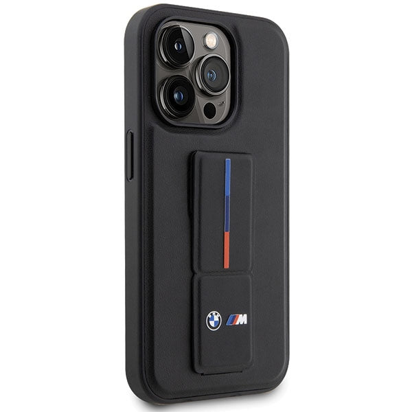 Case BMW BMHCP14X22GSLK iPhone 14 Pro Max 6.7" black/black hardcase Grip Hot Stamp