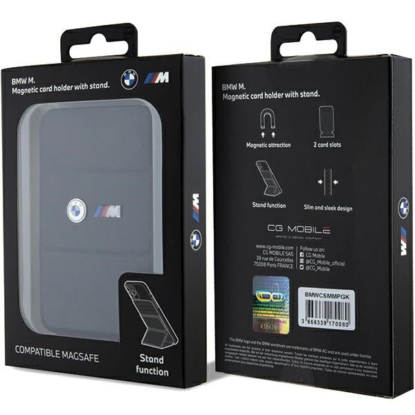 BMW Wallet Card Slot Stand Case BMWCSMMPGK Case - black MagSafe M Edition Collection