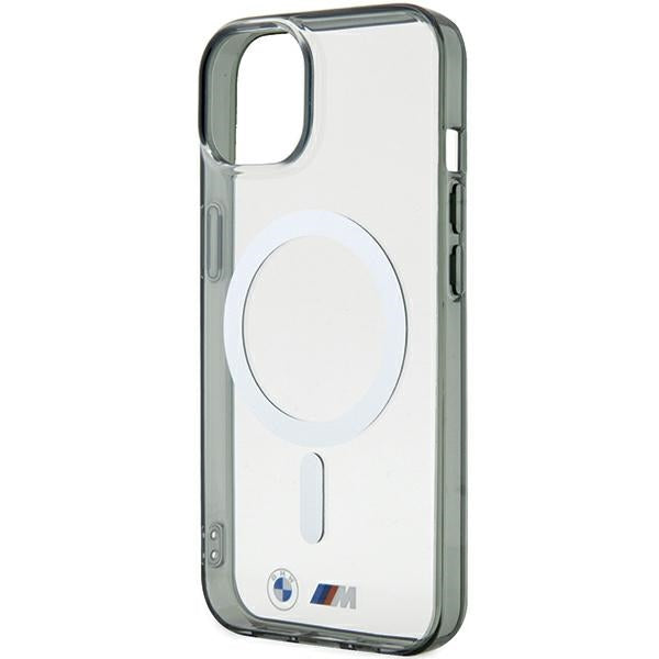BMW Silver Ring MagSafe iPhone 15 Case - Clear