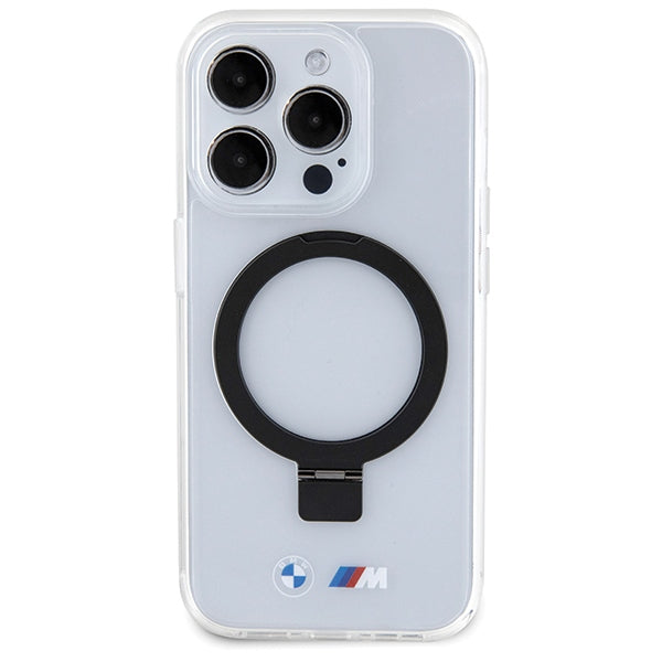 BMW Ring Stand M Collection MagSafe Case for iPhone 15 Pro - Clear